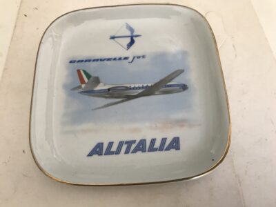 PIATTO ALITALIA CARAVELLE JET ANNI 60
