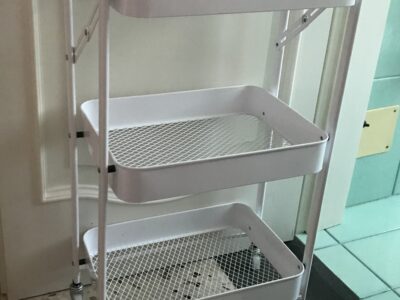 carrello pieghevole portavivande o da bagno