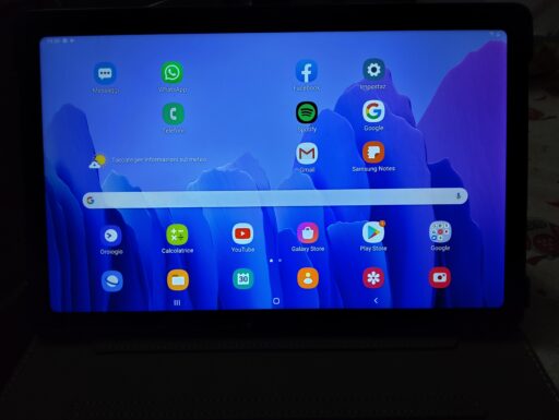 Samsung s5e silver 10,5 pollici,4 speaker, display super amo