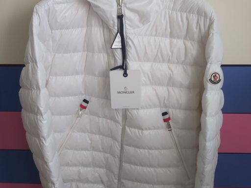 Giubbotto Moncler Blesle Bianco
