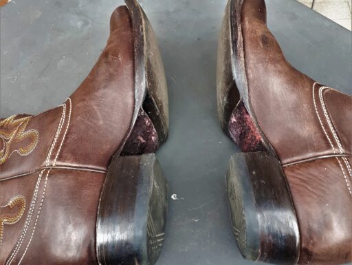 Stivali Uomo Cow Boy BULL RIDER marroni originali Messicani