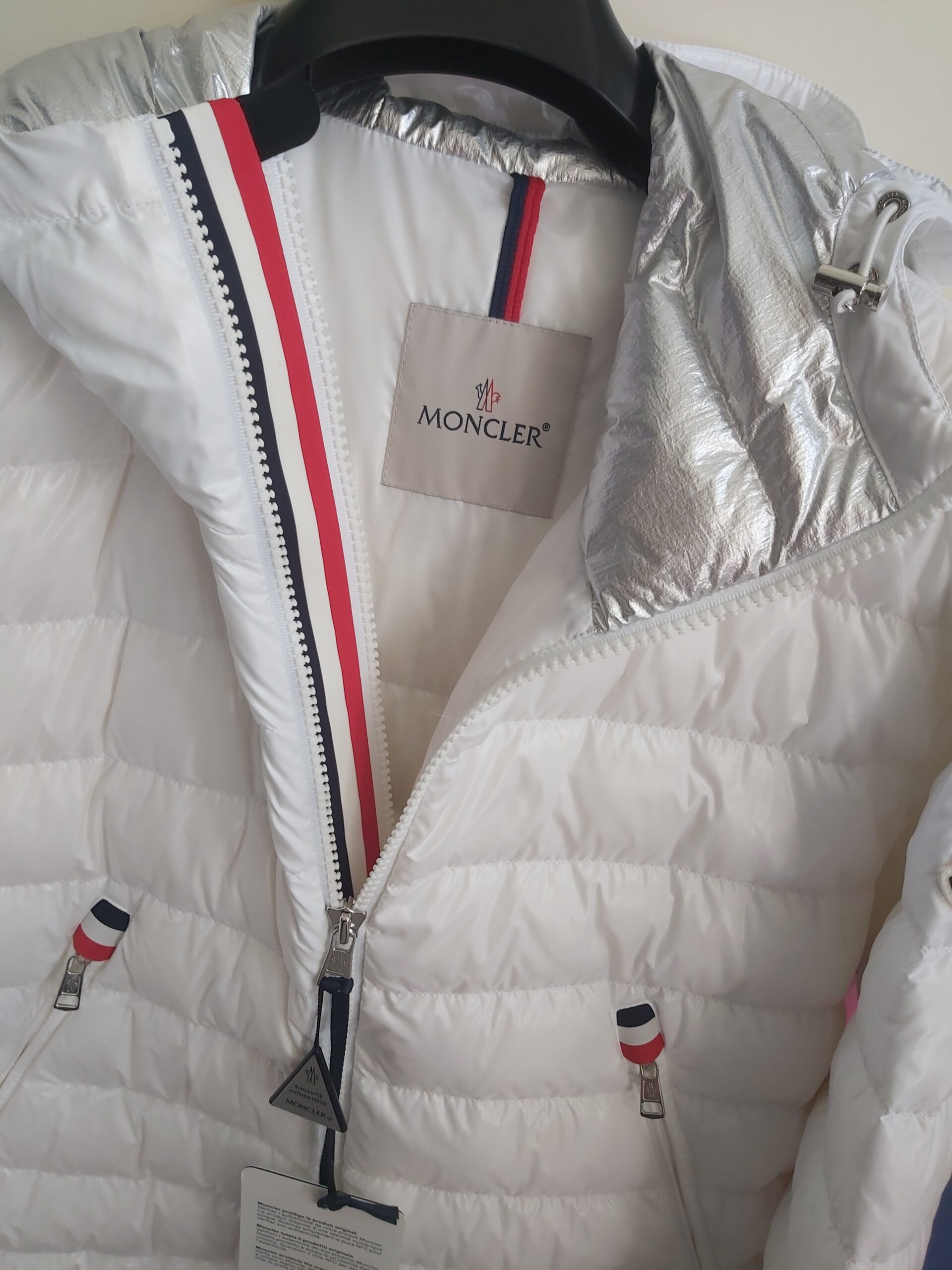 Giubbotto Moncler Blesle Bianco