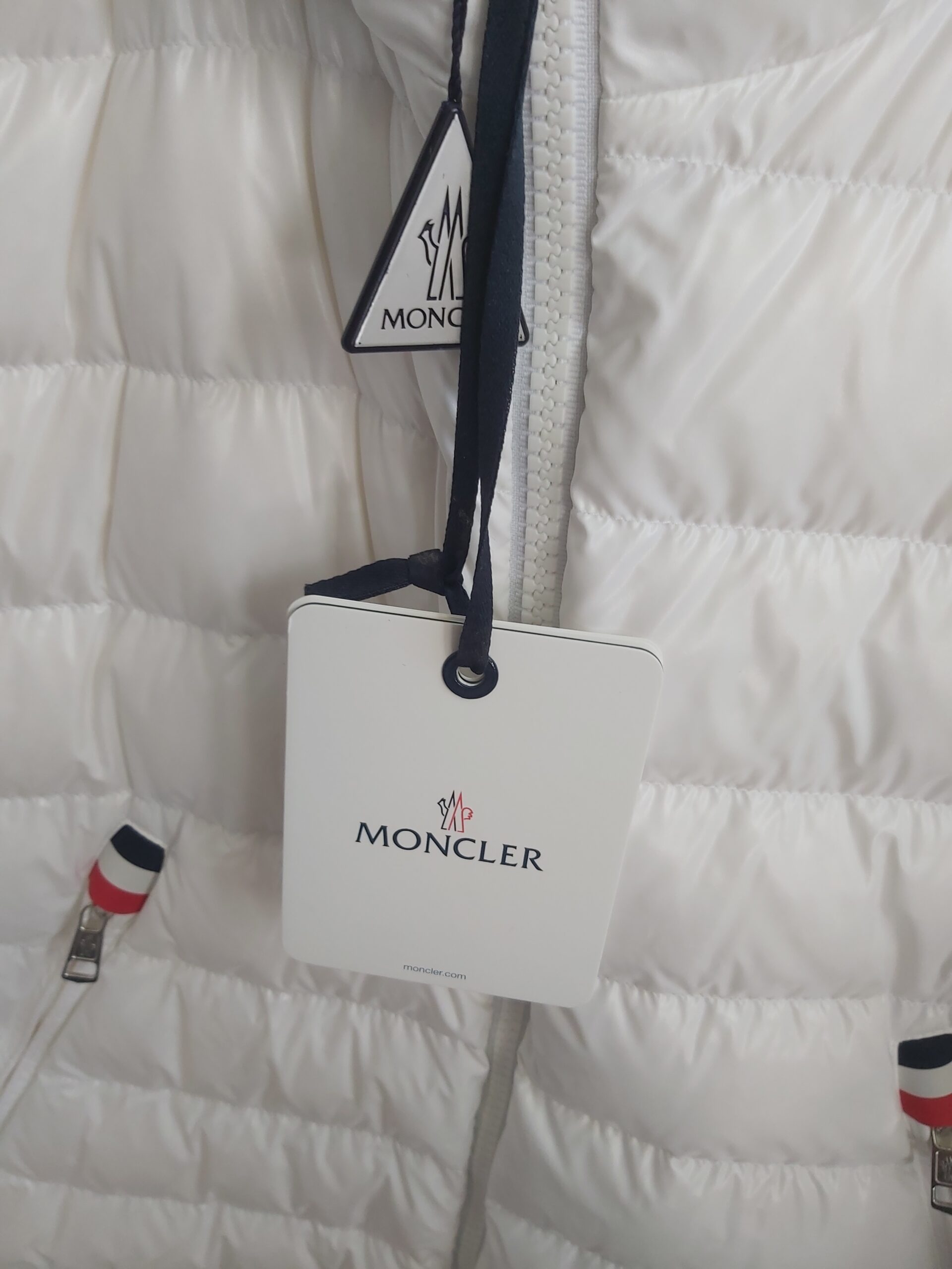 Giubbotto Moncler Blesle Bianco