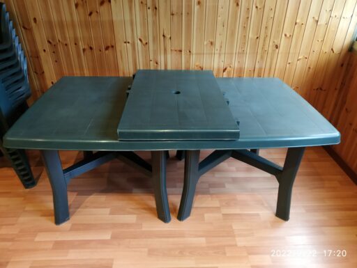 Tavolo da giardino rettangolare allungabile