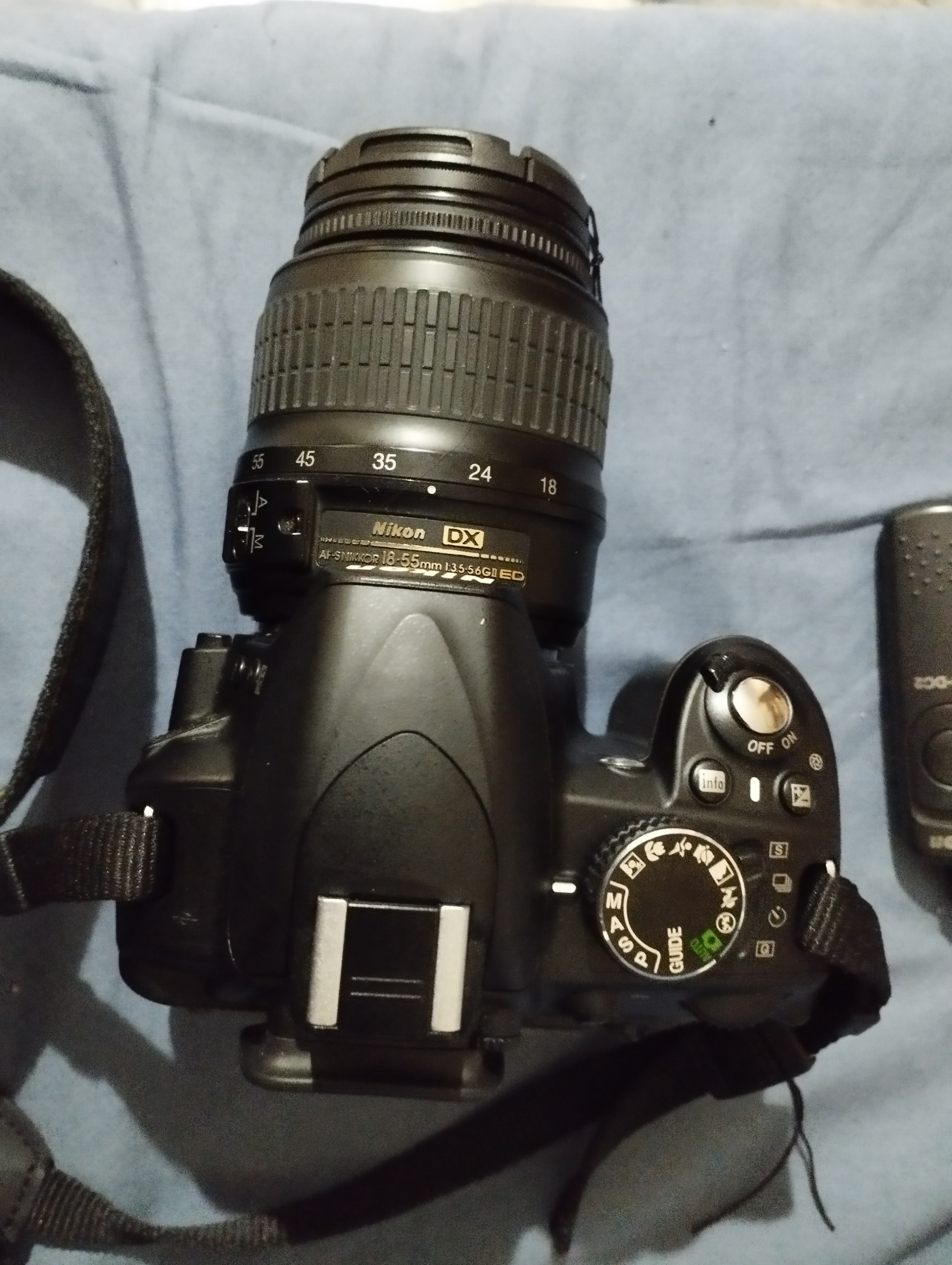 Nikon D3100 con obbiettivo nikon af 18 55 mm usata