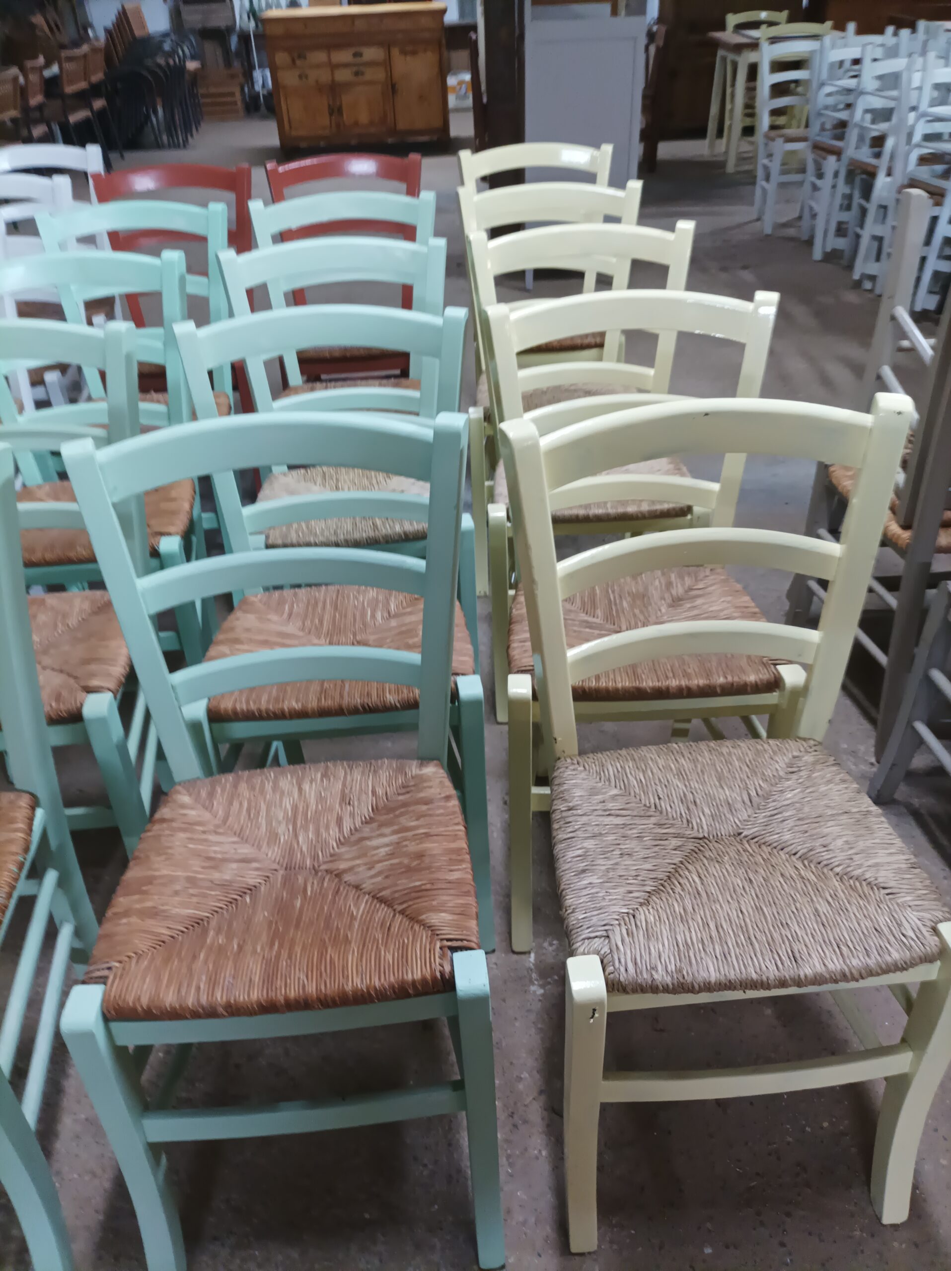 Sedie campagnole impagliate