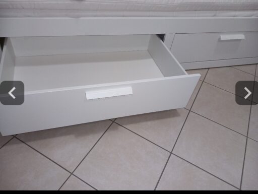 Letto ikea singolo estraibile con cassetti