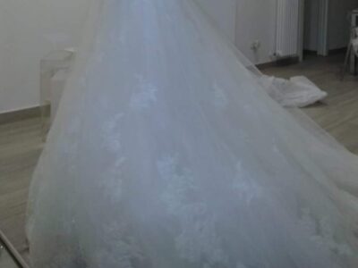 Vestito da sposa collezione pronovias taglia 44 in pizzo