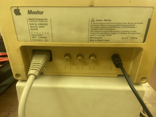 VINTAGE APPLE IIC originale 1984