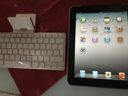 iPad 1generazione con tastiera per collezionisti