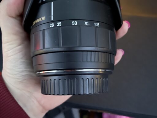 Obiettivo zoom sigma con attacco canon