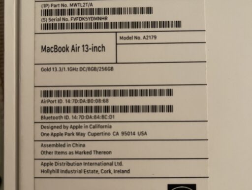 Macbook air 13