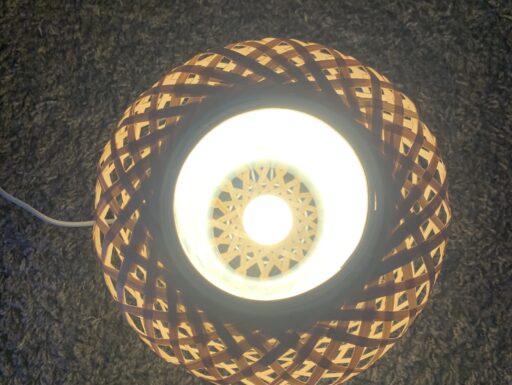 Due lampade da Tavolo Bambù (Ikea)