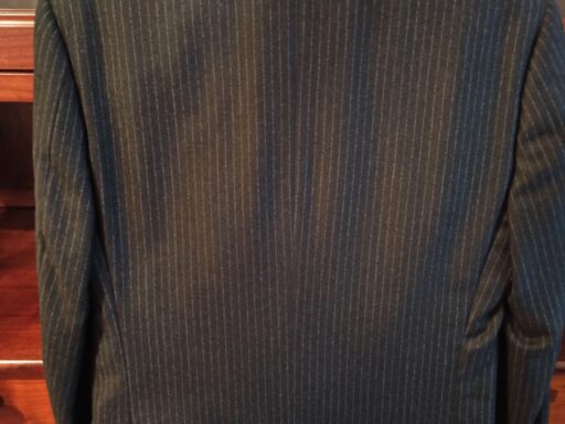 Abito gessato in pura lana mai indossato