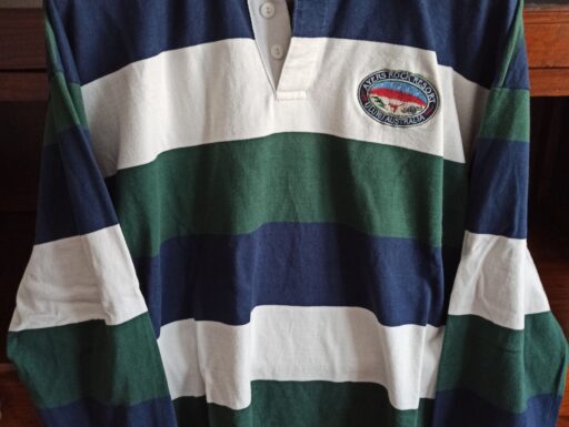 Felpa in cotone a righe multicolore