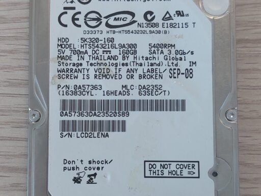 Hard Disk Hitachi 160 Gb