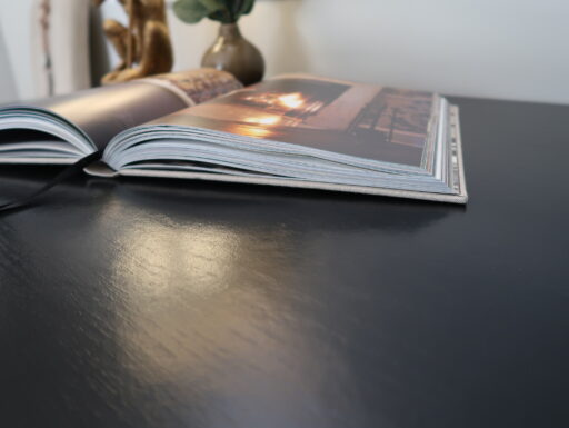 Scrivania nero satinato restyling