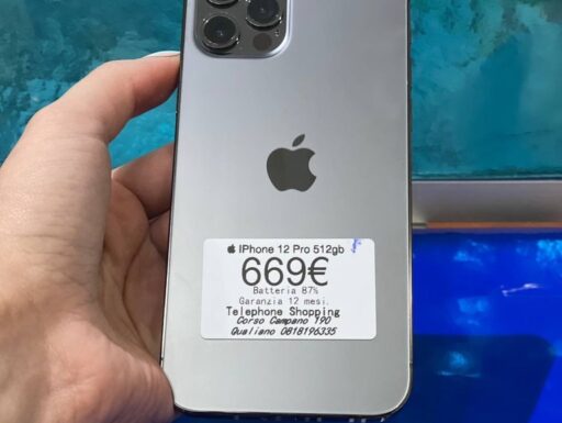 iPhone 12 pro 512GB in eccellenti condizioni. Tutto originale