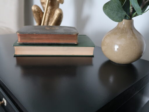 Comodini nero satinato restyling