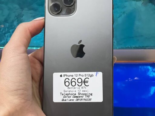 iPhone 12 pro 512GB in eccellenti condizioni. Tutto originale
