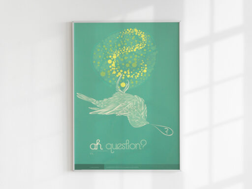 Stampa con cornice “ah question?” by marius bauer