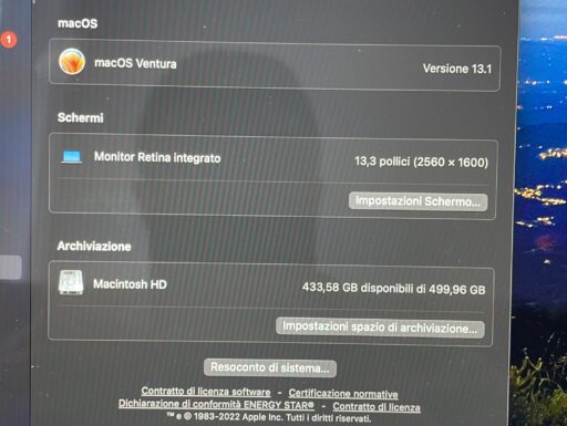 Macbook Air come nuovo con accessori