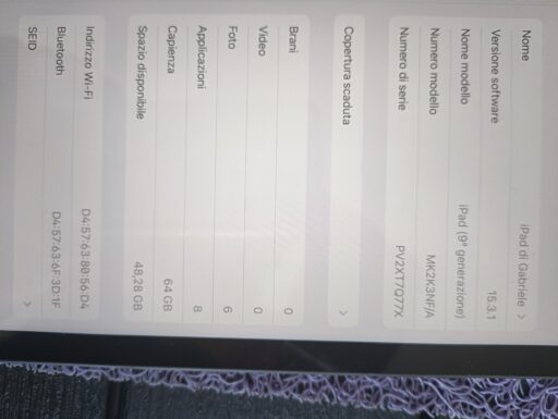 Tablet iPad (9th Generation) Wi-Fi. 64GB