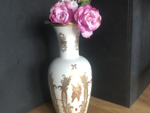 Vaso grande in Oro Zecchino dipinto a mano