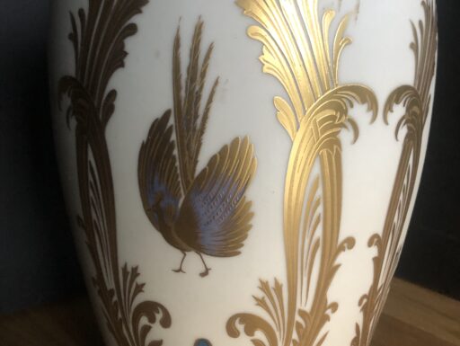 Vaso grande in Oro Zecchino dipinto a mano