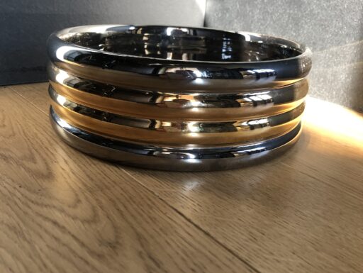 Ciotola color Oro e argento