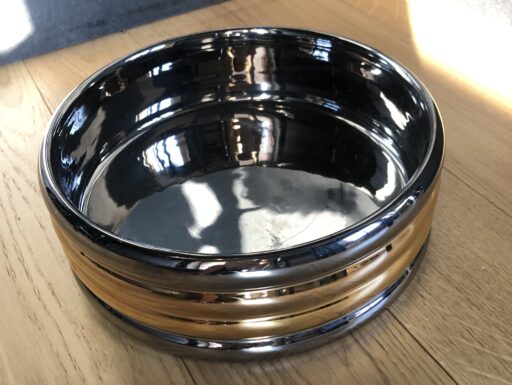 Ciotola color Oro e argento