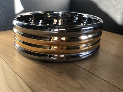 Ciotola color Oro e argento