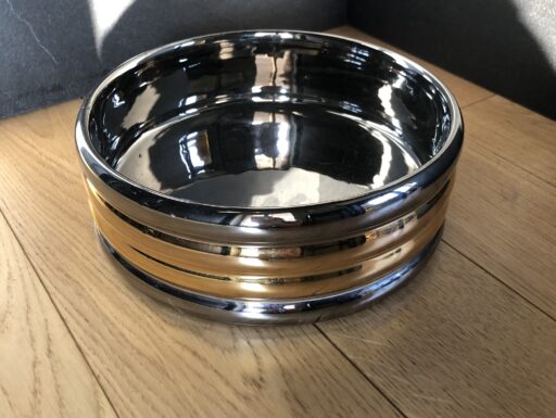 Ciotola color Oro e argento