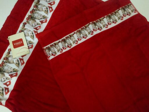 Tovaglie natalizie per il bagno