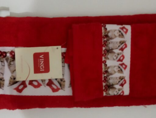 Tovaglie natalizie per il bagno