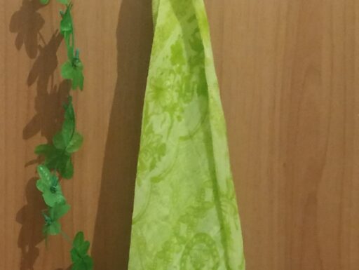 Foulard verde primaverile