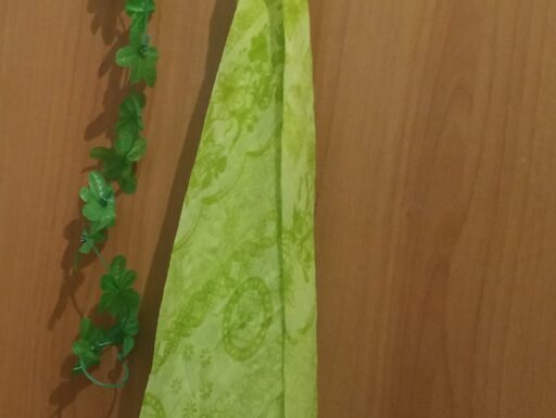 Foulard verde primaverile
