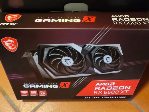 Scheda video radeon 6600xt msi gaming x