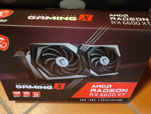 Scheda video radeon 6600xt msi gaming x