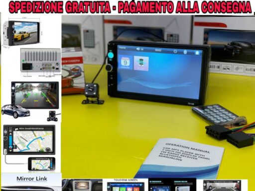 Autoradio 2 din 7″ (mirror link iOS Android)