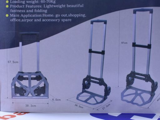 Carrello Portapacchi Pieghevole in Alluminio – spedizione