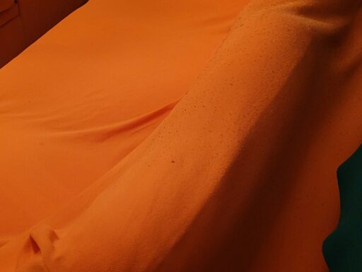 Divano Ikea 3 posti + copridivano arancione