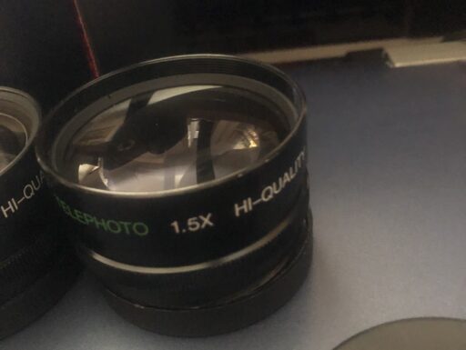 Obiettivi fotografici con custodia