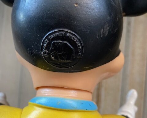 Pupazzo in gomma topolino anni 70