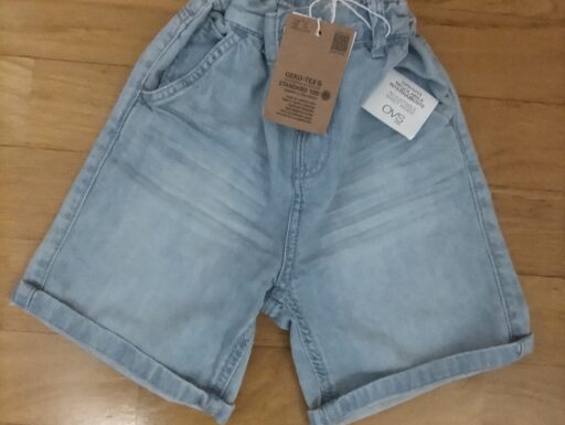 Pantaloncini jeans corti 3/4 anni