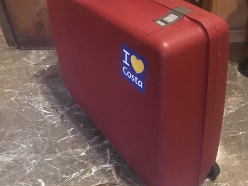 Valigia di marca rigida con rotelle