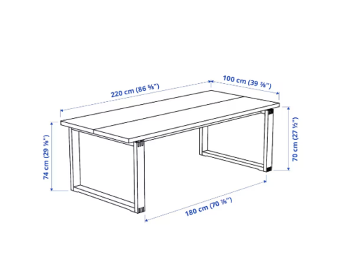 Tavolo con 8 sedie – Nuovo – Affare