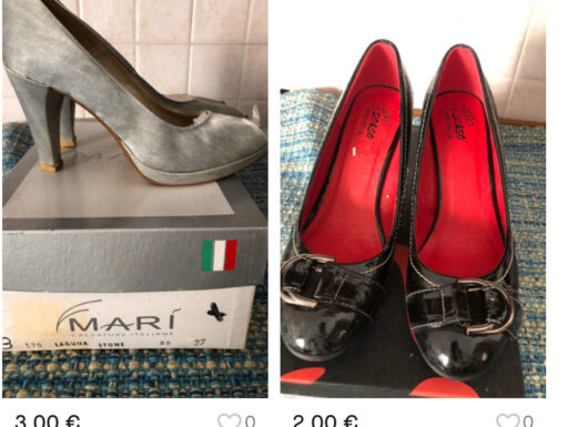 Scarpe donna con tacco n. 37