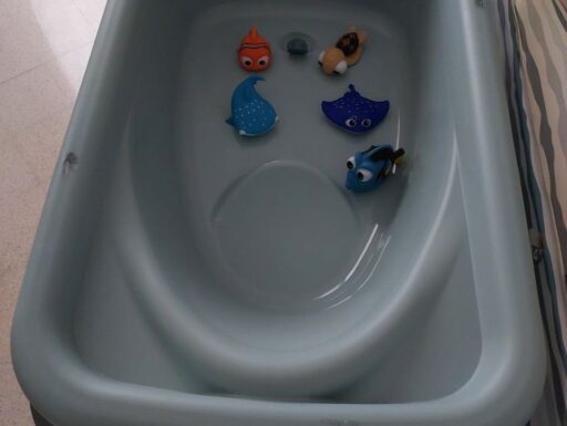 Bagnetto con fasciatoio