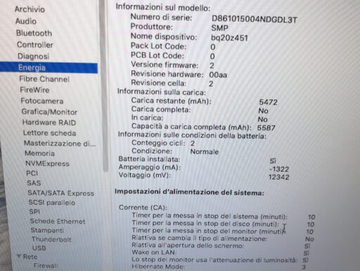 Apple Macbook Anno 2010 Ram 4gb A1342 Ios Sierra Alta